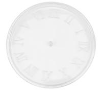Beaupretty 1set DIY Wall Clock Silicone Mold with Roman Numerals Transparent Silicone Making Mold for Clock Making Accessories Creative Roman Numerals for Art Craft Soap Chocolate and Jewelry