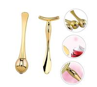 Beaupretty 1set Eye Massage Roller Tool Double-Ended Beauty Stick for Eye Application and Absorption Portable Skincare Essential for Reducing Puffiness and Dark Circles for Self-Care and