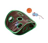 Beaupretty 1set Pet Cat Tunnel Toy Sound Nine-holes Interactive Plaything for Cats Engaging Exploration Toy for Indoor