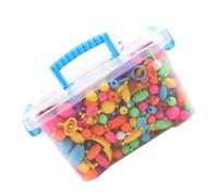 Beaupretty 1Set Pop Beads for DIY Crafts Handmade Plastic Bead Kit for Creative Play for Spark Imagination and Fun Activities