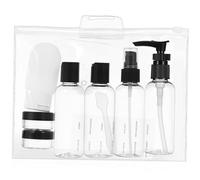Beaupretty 1set Travel Bottles Refillable Toiletry Containers for Skincare Shampoo and Lotion Leak Small Spray Bottles Storage Bag for Travel and Vacations
