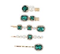 Beaupretty 1set Vintage Rhinestone Hair Clips for Women and Girls Elegant Water Barrettes for Parties and Everyday Use