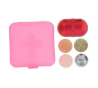 Beaupretty 1set Volcanic Stone Jade Eye Care Set Facial Roller under Eye Caster for Dark Circles Puffiness Relief and Revitalization
