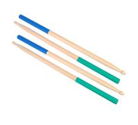 Beaupretty 2 Pairs 5a Maple Drumsticks with Wood Tip, Anti-slip Handle Colored Drum Sticks in Blue and Green, Classic Snare Drumsticks Suitable for Children and Beginners