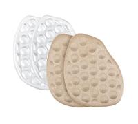 Beaupretty 2 Pairs High Heel Forefoot Cushions Anti-Skid Shoe Gel Pads for Women and Men Soft Shock-Absorbent Foot Protectors with Sticky Design for Comfortable Walking