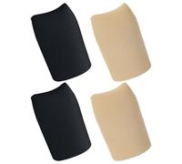 Beaupretty 2 Pairs Silicone Toe Sleeve Toe Protective Covers Ultra-thin Design Good Stability Fabric Surface Chinlon Lining Comfortable Protection for Daily Use and Working