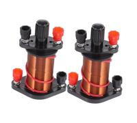 Beaupretty 2 Pcs Electromagnetic Solenoid Coils Copper Physics Experiment Instrument Teaching Tool for School Laboratory Magnetism Electricity Demonstrations
