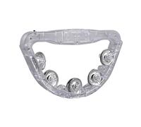 Beaupretty 2 Pcs Flashing Plastic LED Handbell Neon Tambourine for Parties Bars with Parts for Vibrant Sound and Light