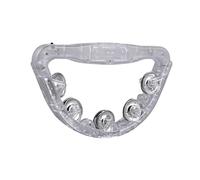 Beaupretty 2 Pcs LED Handbell Flashing Plastic Tambourine for Parties Dancing and Neon for Easy to Use Design