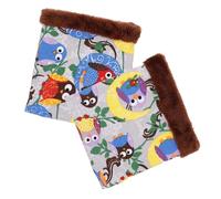 Beaupretty 2 Pieces Large Hamster Sleep Bags Small Animal Hideouts Soft Fleece Guinea Pig Beds with Hidden Pouch Suitable for Dwarf Hamsters and Hedgehogs Indoor Cozy Nest Random Style