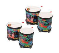 Beaupretty 2 Sets Bongos for Hand Drum Musical Instruments for Early Learning Family Fun S Hand Percussion with Drums for Rhythm Development and Coordination