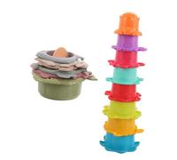Beaupretty 2 sets Engaging Nesting Cups for Hand Eye Coordination for Indoor and Outdoor Water Play Fine Motor Skills and Parent Interaction