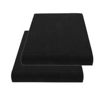 Beaupretty 2 Sets High-density Acoustic Isolation Pads for Speakers Anti-vibration Soundproofing Cushions Polyurethane Noise Reduction Mats for Studio and Home Monitoring