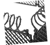 Beaupretty 2 Sets Miniature Garden Fence Model Kit DIY Plastic War Scene Fence for Dollhouse Accessories Decorative for Micro Landscape and Tabletop Play