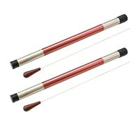 Beaupretty 2 Sets Professional Orchestra Conducting Baton with Wooden Handle and Comfortable Grip, Lightweight Plastic and Wood Design, Includes Baton Storage Tube for Rehearsals and Stage