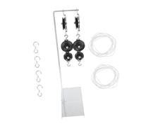 Beaupretty 2 Sets Pulley Blocks Single Double Pulley System for Classroom Science Projects for Middle School Physics Experiments Collaborative Learning