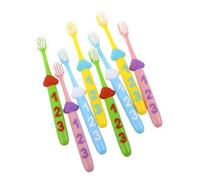 Beaupretty 2 Sets Toothbrush with Soft Bristles for Ages Fun Numeric Handle Design for Oral Care and Plaque Removal During Tooth Transition Period Manual Teeth Brush for Healthy Gums