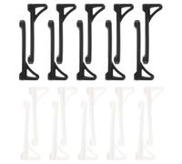 Beaupretty 20 Pairs Anti-slip Silicone Glasses Ear Hooks for Comfortable Fit, Suitable for 6.00mm to 12.00mm Glasses Legs Larger End, for Running and Swimming
