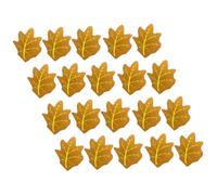 Beaupretty 20 Sheets Maple Leaf Paper Napkins Portable Leaf-Shaped Dinner Tissue for Party Colorful Autumn Decor Creative Wood Pulp Material for Birthday and Thanksgiving Celebrations