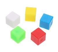 Beaupretty 200 Pcs Plastic Cubes Math Geometry Teaching Supplies for Students Sensory Learning Practical Counting Blocks for Creative Classroom Use