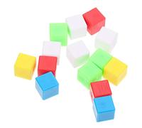 Beaupretty 200Pcs Colorful Geometric Cube Blocks for Math Teaching Sensory Bricks for Counting Sorting Patterning Educational for Practical Teaching Tools