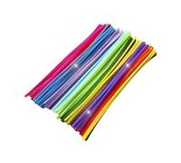 Beaupretty 200pcs Colorful Plush Sticks Colors Twistable Chenille Stems DIY Craft Materials for Creative Handmade Art Educational Twist and Bend Sensory Development