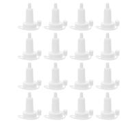 Beaupretty 200pcs Dropper Bottle Caps Ampoule Trumpet Tip Soft Tube for Lab Vials Experiments Plastic Sealing Caps Dispenser Nozzle for Liquid Bottles