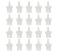 Beaupretty 200pcs Eyelash Glue Bottle Plug Caps Replacement Tips for Lash Adhesive, Plastic Nozzle Stoppers for False Lash Grafting, Eyelash Extension Glue Accessories