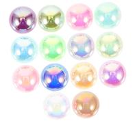 Beaupretty 200pcs Flatback Resin Half Round Pearls for Jewelry Making Nail Art Crafting Decoration DIY Accessories for Manicure Shoes Cards Wedding