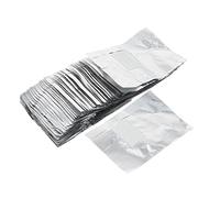 Beaupretty 200Pcs Nail Foil Wraps with Cotton Pads Gel Nail Polish Remover Tool for Home and Salon Use Thick Long Design for Easy Application Fits All Nail