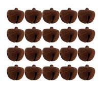 Beaupretty 200pcs Small Vintage Jingle Bells for Craft Projects, 10mm Iron Mini Bells Rusty Tin Finish and Charming Sound, for Living Rooms and DIY Decorations