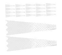 Beaupretty 200Pcs Transparent Flower Bouquet Packaging Sleeves Floral Wrapping Bags with Star Pattern for Roses Lilies and More for Weddings Events and Florist Supplies