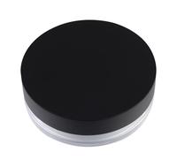 Beaupretty 20g Cosmetic Powder Container with Divider, Reusable Plastic Makeup Case with Sponge Puff, Travel Face Powder Compact for Home and On-the-go Use