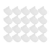 Beaupretty 20pcs Acrylic Mini Figure Display Stand for Action Figures and Collectibles with Precision Engineering and Portable Design for DIY and Shelf Use