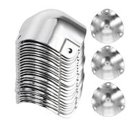 Beaupretty 20pcs Aluminum Corner Protectors for Toolboxes Cases Easy Installation Edge Guards for Maximum Protection Versatile Use with Jewelry Cargo Transport
