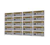 Beaupretty 20pcs Automatic Door Do Not Pull Warning Stickers for Car Rear Hatch Tailgate, Removable Self Adhesive PVC Decals with Weather-Resistant Durability and Effortless Application