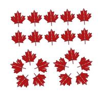 Beaupretty 20pcs Canadian Maple Leaf Brooch Pins Thanksgiving Themed Alloy Safety Pin Accessories for Men and Women for Clothes Bags and Backpacks