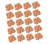 Beaupretty 20PCS Creative Embossed Leopard Print Napkins Disposable Paper Kitchen Napkins for Jungle Animal Themed Birthday Shower Party Supplies with Enhanced Texture and Festive Look