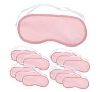 Beaupretty 20pcs Disposable Polyester Eye Masks for Sleeping Light and Comfortable Silk Like Shade Blindfolds with Elastic Bands Light Blocking Eye Covers for Relaxation and Sleep Aid