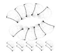 Beaupretty 20pcs Elastic Mesh Hair Bun Net Women Elastic Mesh Hair Net Wig Support