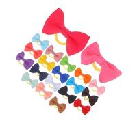 Beaupretty 20pcs Elegant Bow Hair Ties for Toddlers Girls Hair Ribbons for Girls Accessories