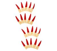 Beaupretty 20pcs Festival Fake Fingers Nails False for Halloween Party Realistic Witch Finger Reusable Props