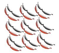 Beaupretty 20pcs French Banana Hair Clips for Women Strong Grip Fish Claw Barrettes for Thick Curly Fine Hair Ponytail Holders Stylish in Black and Coffee