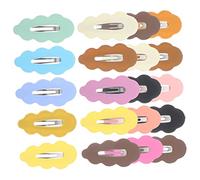 Beaupretty 20pcs Girls Hair Accessories Snap Hair Clips Barrettes for Girls Clips for Boys and Boy Accessories for