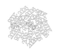 Beaupretty 20PCS Graduation Year Charm Durable Stainless Steel Number Pendant for DIY Jewelry Making and Craft Supplies for Celebrating Milestones and Unique Accessories