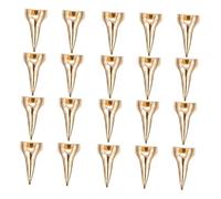 Beaupretty 20pcs Hairstyling Tool Ring Hair Separator for Hair Styling and Parting Delicate Nail Rings for Halloween Festival