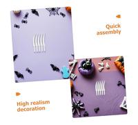 Beaupretty 20PCS Halloween Pumpkin Fangs Plastic Teeth for DIY Jack O Lantern Decorations Easy to Install Spooky Party Supplies Kit for School and Home Halloween Craft Activities