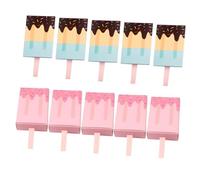 Beaupretty 20Pcs Ice Cream Shaped Candy Boxes Durable Paper Wedding Candy Storage Drawer Style Party Favor Gift Packaging Blue Pink Beautiful Packing Boxes