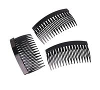 Beaupretty 20pcs Inserted Hair Combs for Women Bang Combs Black Transparent Coffee White Yellow Red Stylish Hair Accessories for All Occasions Easy to Use Random Color