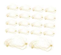 Beaupretty 20pcs Invisible Elastic Hair Net Cap Mesh for Wig Women Nylon Ballet Cooking Food Service Daily Styling Hair Weaving Net